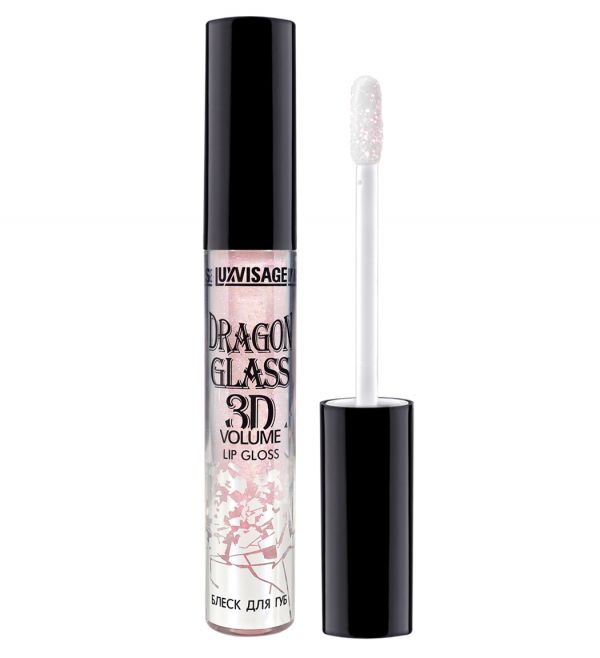 LuxVisage Lip gloss DRAGON GLASS 3D volume tone 03 Flamingo 2,8g